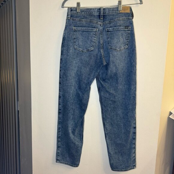 Abercrombie Kids Youth Girls Acid Wash High Rise Mini Mom Denim Jeans Size 15/16 - Picture 2 of 4